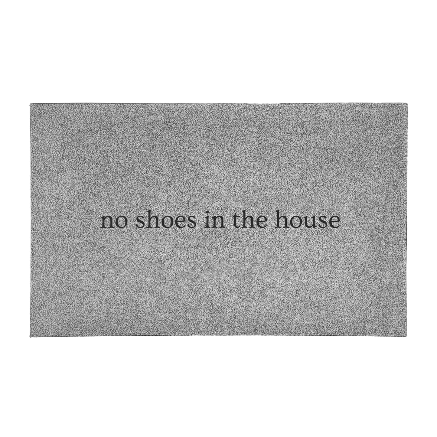 "no shoes in the house" mat (classic)