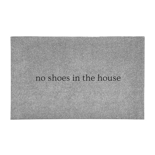 "no shoes in the house" mat (classic)
